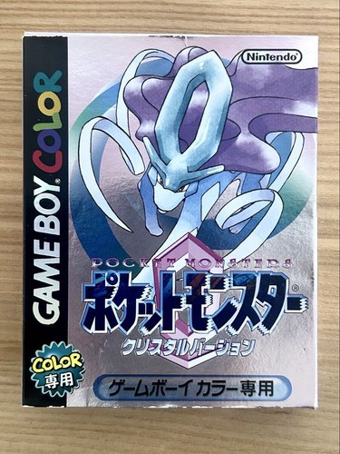 Pokemon crystal version box - pokemon, w/box