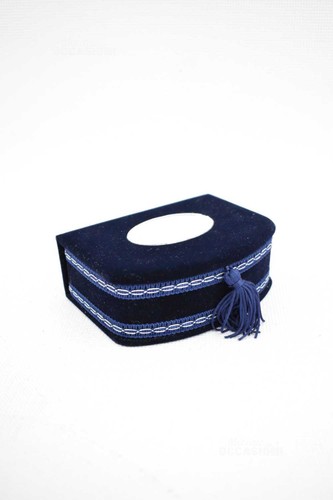 Scatola portagioie velluto blu - scatola,