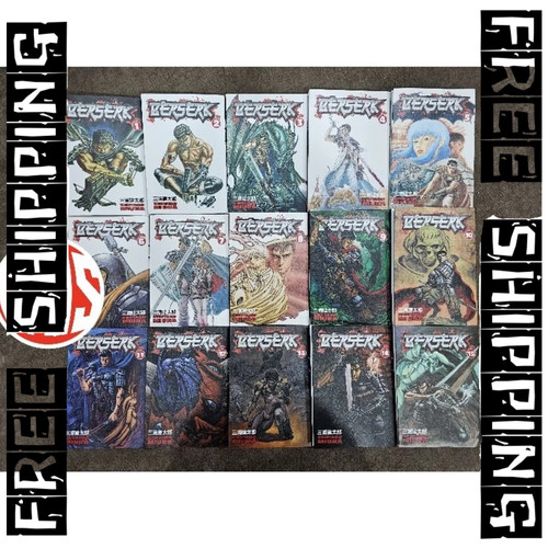 Berserk manga comic - vol, 1-42