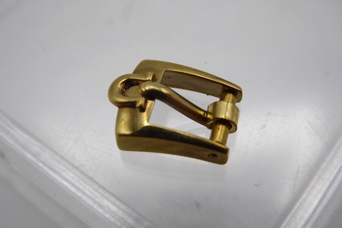Fibbia imbottita oro vintage