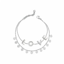 Bracciale donna cuori e