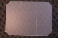 schermo di messa a fuoco 18x24 cm per banco ottico - griglia in terzi