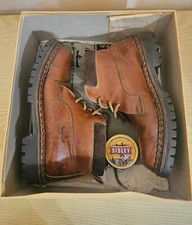 Scarponcini vintage SISLEY n. 41 – vero cuoio, fine anni ’80/primi ’90