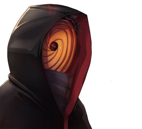 Adesivo tobi mask naruto - tobi,