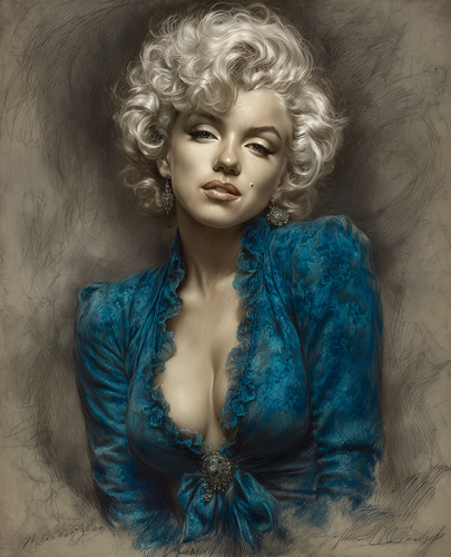 Orecchini marilyn monroe - orecchini, in