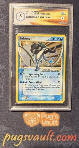 Suicune gold star english - star,