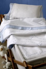 Copertina Culla Ricamato a