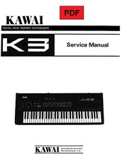 Kawai K3 Service Manual with Electronic Schematics