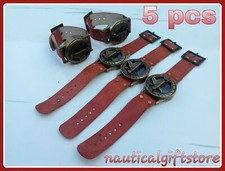 Bussola in ottone da polso