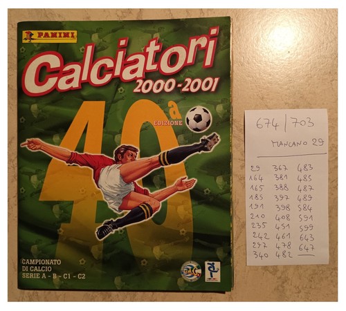 Album calciatori 2000 2001 - album,