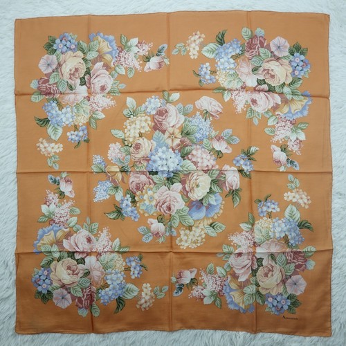 Sciarpa sciarpa seta fiori