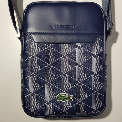 Sacoche simili cuir bleu - cuir,