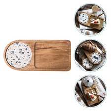  Vaschette Per Alimenti Pla Legno Vassoio Del Servizio Ristorazione Piatto Di