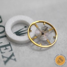 NUOVO Rolex 3135- 432 Originale Spirale Bianca Completo Bilanciere Ricambio NOS