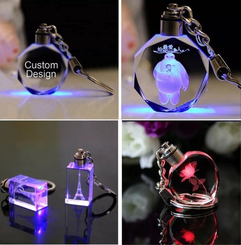 Portachiavi led cristallo - in,