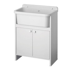 Mobile lavatoio da lavanderia 55x35 cm pilozza da interno o esterno