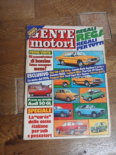 Gente motori 1975 prove - motori, n