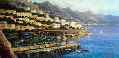 Enrico varriale olio - varriale, su