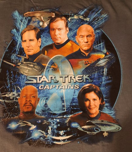 Shirt star trek - star, capitani