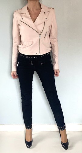 Jeans noir clous rivets - clous,
