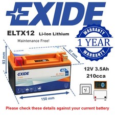 Batteria al litio per moto