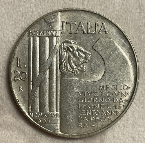 Lire 1928 elmetto - lire,