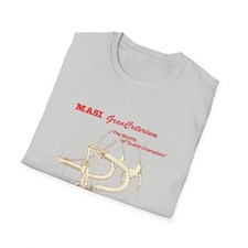 MASI Gran Criterium Maglia Ciclismo Maglietta Vintage Logo Grafica Tee Riproduzione