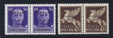 1943 FEZZAN - Posta Aerea, n. 1 acronimo A. Diena + PA 1 MNH **