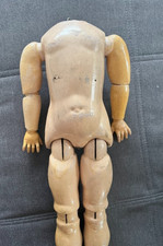 Antico corpo di bambola che corre misura 45 cm