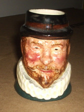 Tazza vintage 3,25" Sir Walter Raleigh Toby Lancasters Inghilterra SPEDIZIONE GRATUITA