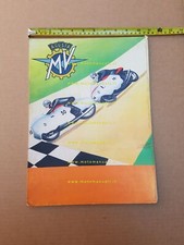 MV Agusta insegna cartone originale anni 50 cartello tabella