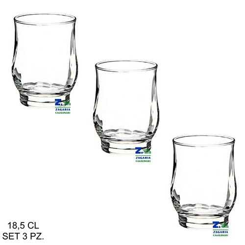 Set bicchiere vino - 3, pz