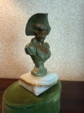 Antico busto dama in miniatura