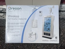 Nuovo kit stazione meteo completa wireless Oregon Scientific WMR80/WMR80A spedizione gratuita 