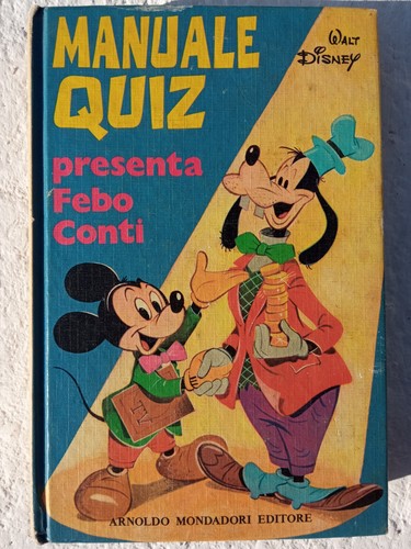 Manuale quiz walt disney - quiz, 1972