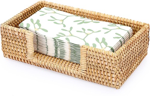 Porta tovaglioli rattan ospite - porta,