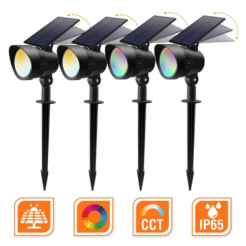 Luce solare led rgb paesaggio - rgb,