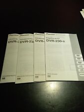 MANUALE / ISTRUZIONI ORIGINALI PIONEER DVD RECORDER DVR-230S