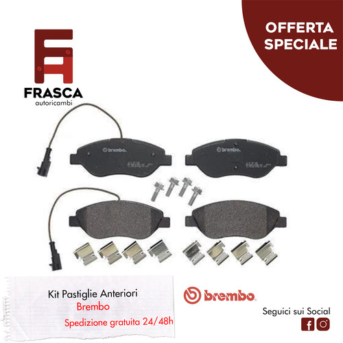 Pastiglie freno anteriori - pastiglie,