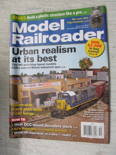 Model railroader magazine dec - model,