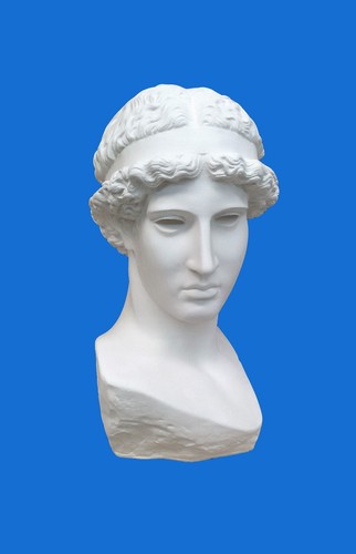Busto gesso athena - in, -athena