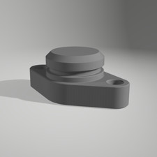 TAPPO foro pompa olio MINARELLI ORIZZONTALE, coperchio  placchetta