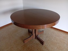 tavolo rotondo in legno allungabile