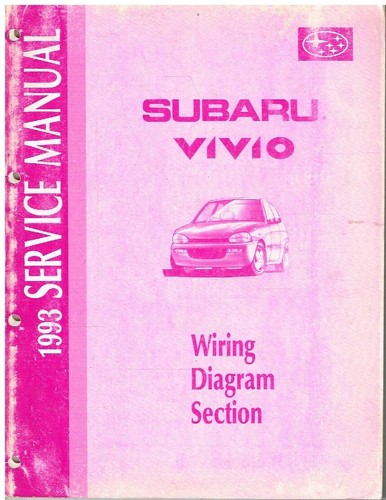 Subaru vivio manuale schemi - subaru,