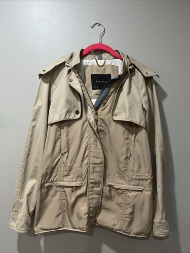 Zara basic parka coat - zara, double