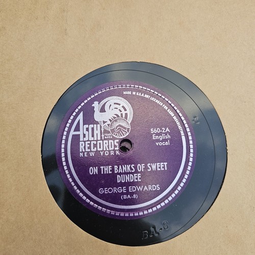 Vintage asch records - asch, rpm