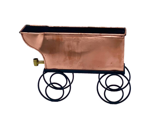 Vintage antique copper flower - vintage/antique,