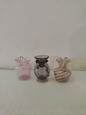N. 03 piccole brocche vetro di