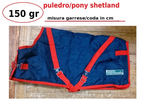 Coperta puledro pony invernale