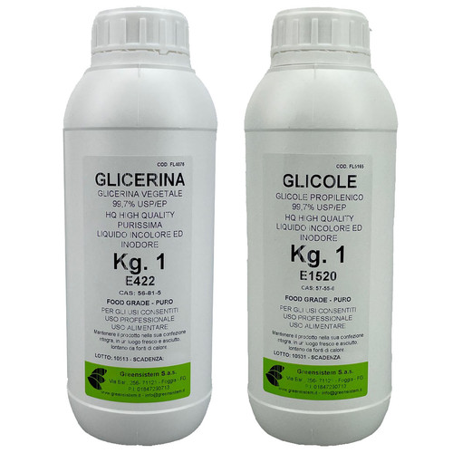 Kit glicole propilenico 1 - glicole,
